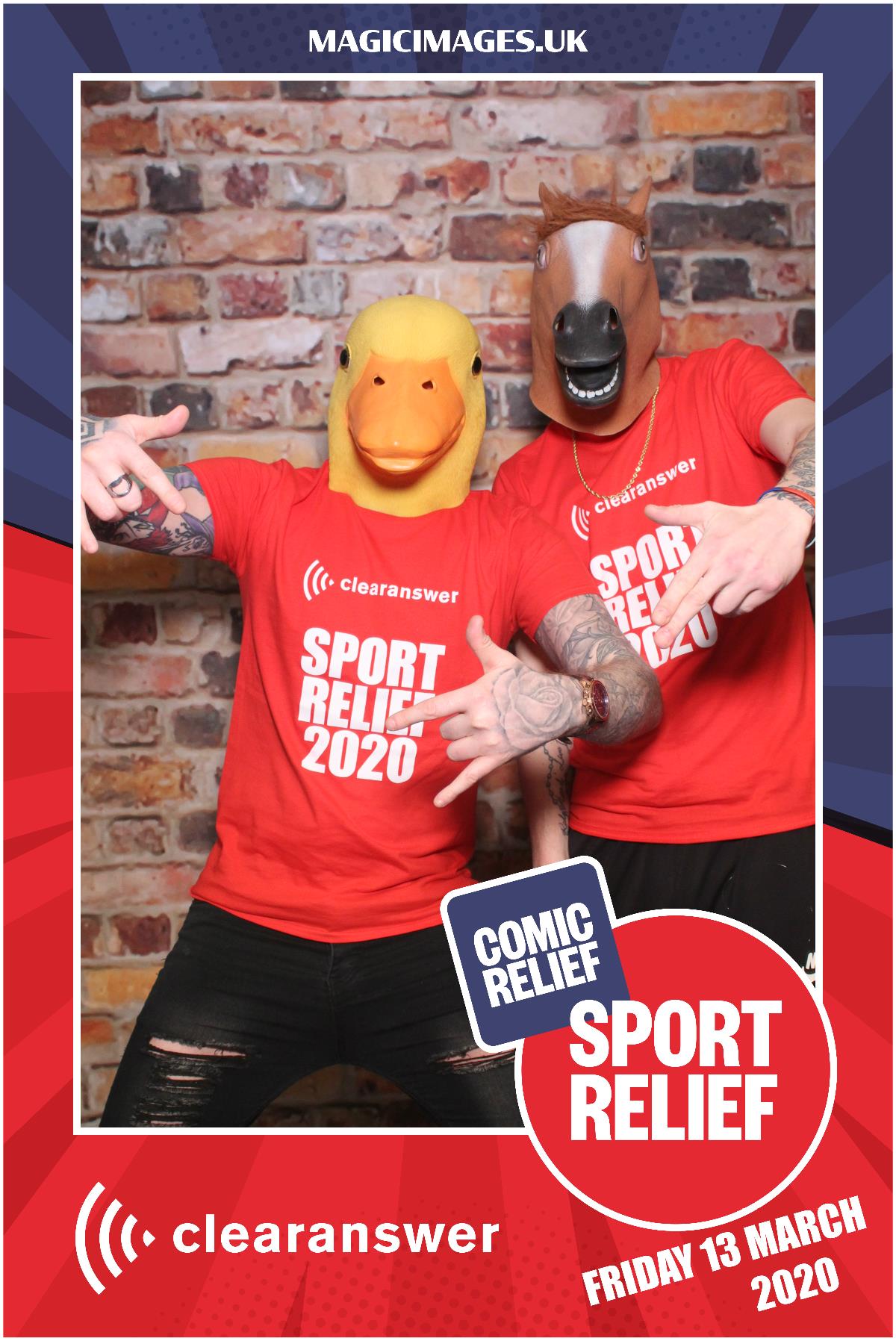 Clear Answer Sport Relief | View more photos from the event at gallery.magicimages.uk/u/MagicImages/Clear-Answer-Sport-Relief
